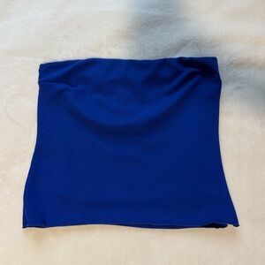 Blue tube top